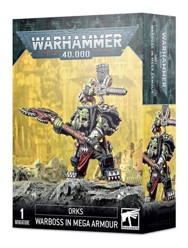 Gw Warhammer Wh40k Orks Warboss In Mega Armour