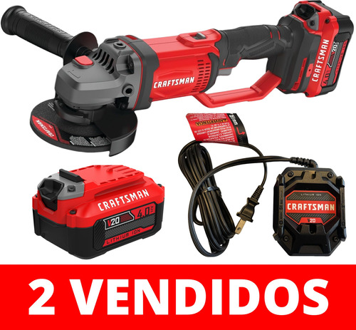 Craftsman Esmeril 825 Watts 4.5 Pulgadas* Delivery Zelle