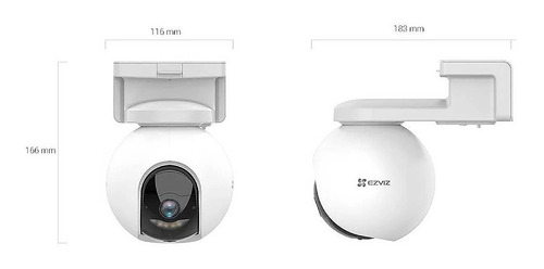 Imagen 3 de 5 de Camara Wifi Pt Ezviz Hb8 2k+ Con Bateria