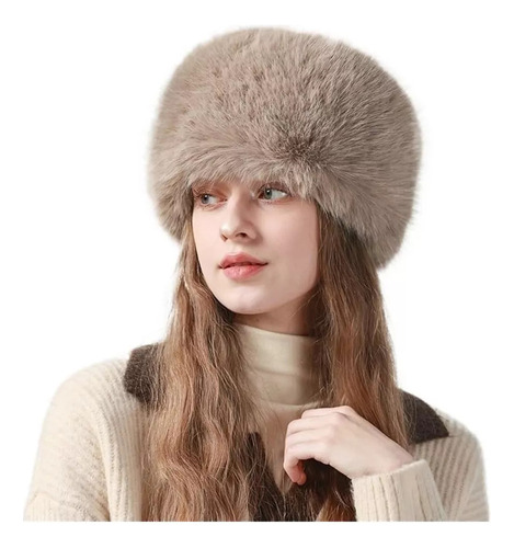 Sombrero De Nieve Ruso Ushanka De Piel Sintética Para Mujer