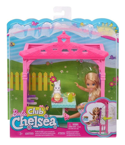 Muñeca Y Playset Picnic Barbie Club Chelsea Hamaca Niñas Ori