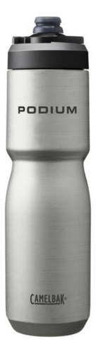 Botella Ciclismo Camelbak Podium Steel 650 Ml/ 22 Oz Platead