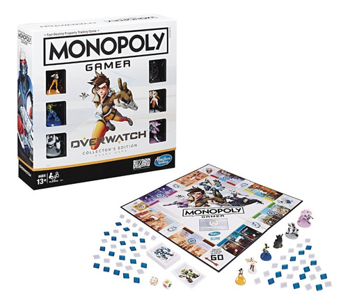 Monopoly Gamer Overwatch Collector's Edition Hasbro E6291