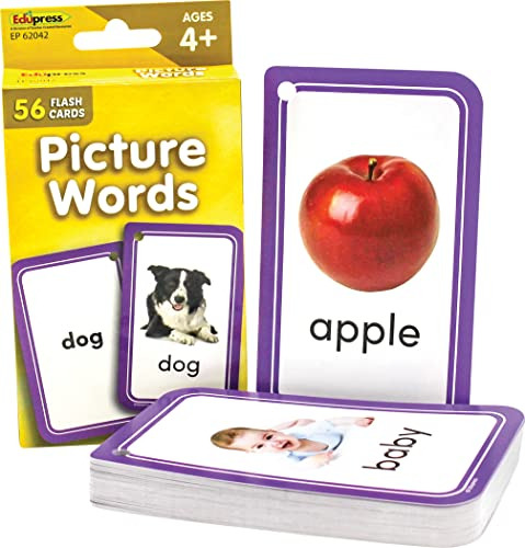 Teacher Created Resources Picture Words Flash Cards (ep62042