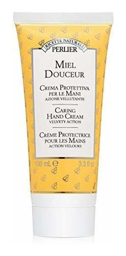 Lociones Y Cremas Para Ma Perlier Hand Cream, Honey, 3.3 Fl.