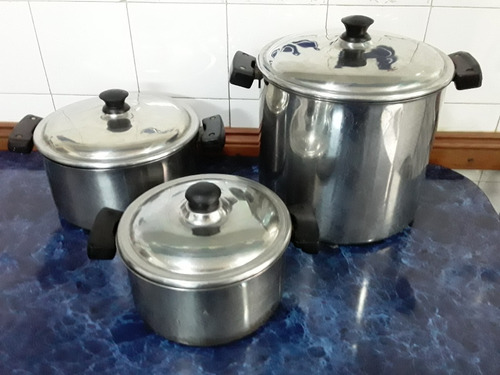 Batería De Cocina Acero Inoxidable Usado