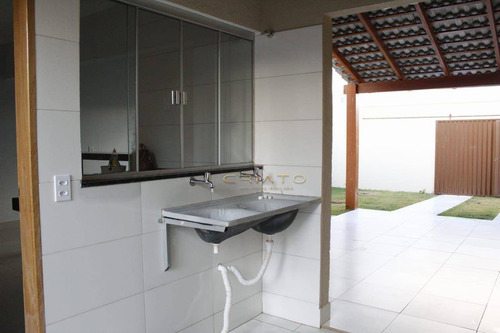 Imagem 4 de 14 de Casa Com 3 Dormitórios À Venda, 89 M² Por R$ 185.000,00 - Residencial Monte Sinai - Anápolis/go - Ca0072