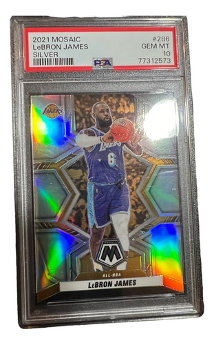 Tarjeta Deportiva Nba Lebron James Psa 10
