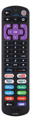Control Compatible Con Roku Tv Tcl LG Hisense Sharp Philips
