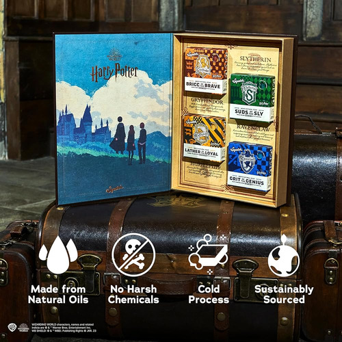 Dr. Squatch Soap Colección Harry Potter Con Caja De Coleccio