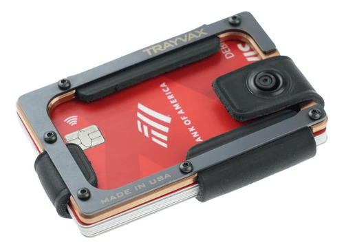 Cartera Trayvax Contour Lite, Frontal Rfid Bolsillo For Y De