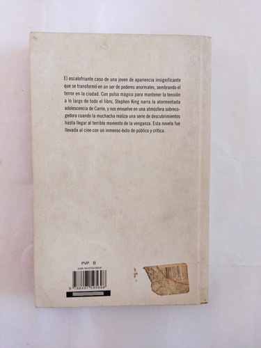 Carrie Stephen King Detalle (Usado)