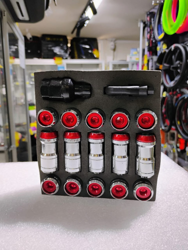 Set Tuercas Llantas Volk Racing Doble Seguridad M12* 1.5