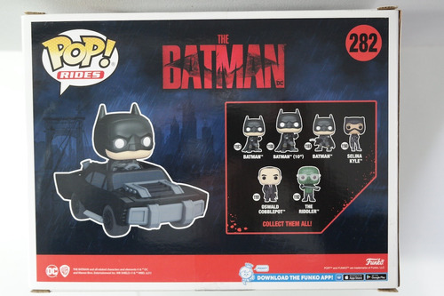Funko Pop! Ride #282 The Batman - Batman In Batmovil (Usado)