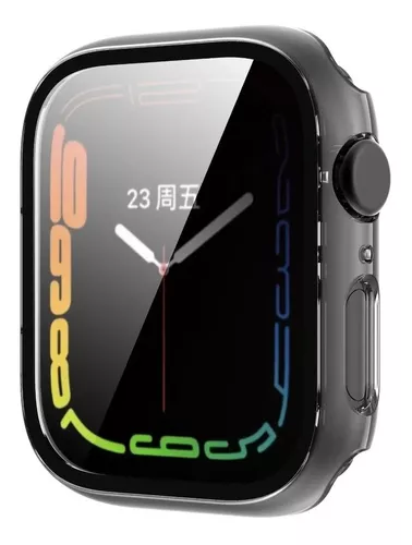 Capa Bumper Vidro Temperado Apple Watch Series 7 45mm E 40mm