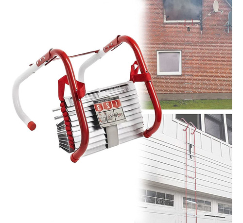 Gizmit Escalera Emergencia Para Escape Incendio 4 Piso 32