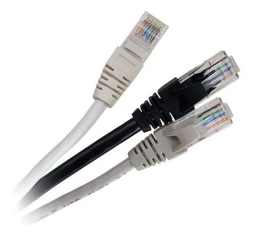 Imagen 2 de 4 de Cable Internet Patch Corp Cat5 Nisuta 20 Mts 1000mbps !