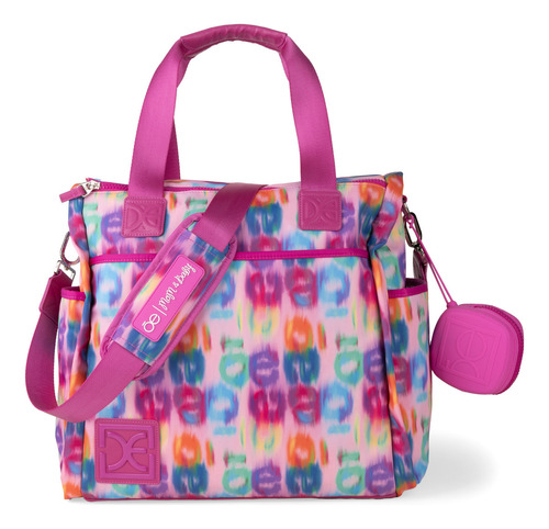 Pañalera Tote Cloe Eteami Grande Color Multicolor