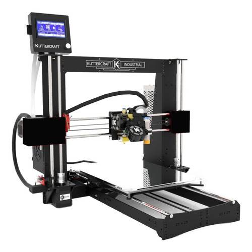 Impresora 3D Kuttercraft PK3 color negro 110V/220V con tecnología de impresión FDM