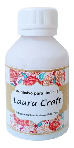 Imagen 1 de 1 de Adhesivo Para Laminas De Decoupage Laura Craft 