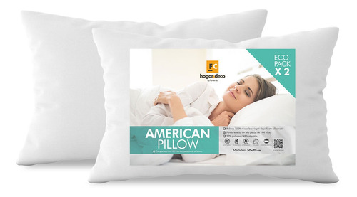 Almohada American Pillow X 2 Unid 50x70