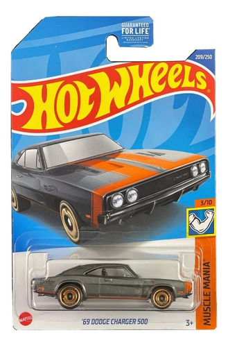 Hot Wheels 69 Dodge Charger 240/250  Then And Now 3/10