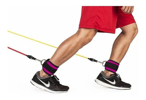 Par De Grilletes Correas Para Tobillo Gym Crossover Crossfit