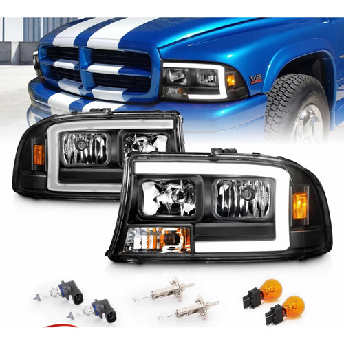 Set Faros Led Durango Dakota 1998 1999 2000 2001 2002 2004