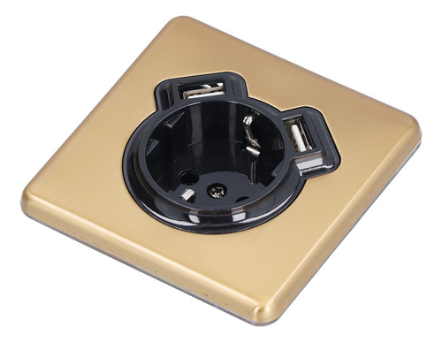 Wall Outlet Socket European Retro Bronze Flame Retardant
