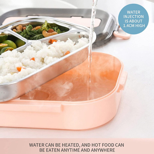 Caja Bento Para Estudiantes, Caja Térmica Tipo Bento, Lonche