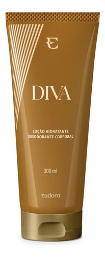 Eudora Diva Locão Hidratante Desodorante Corporal 200ml