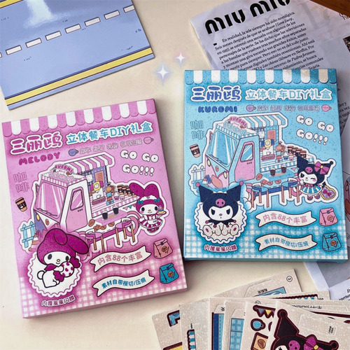 Set Armable Cafeteria Diy Kuromi Y My Melody Sanrio