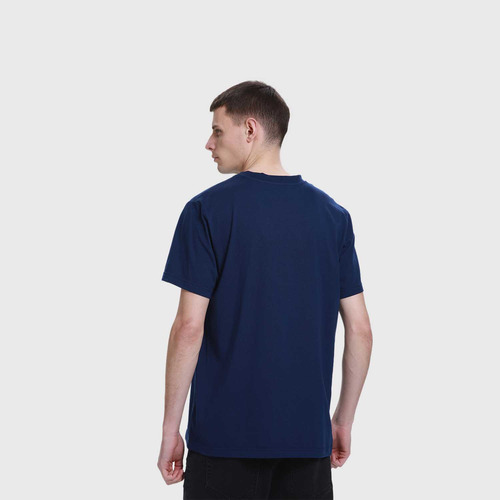 Polera Hombre Print Azul Marino Fashion's Park