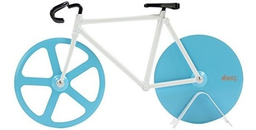 Doiy Bicycle Pizza Cutter Azul Y Blanco
