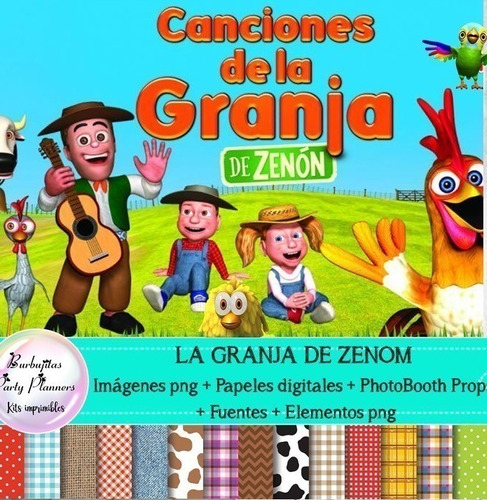 La Granja De Zenon Papeles Fondos Imagenes Png Fuentes Props