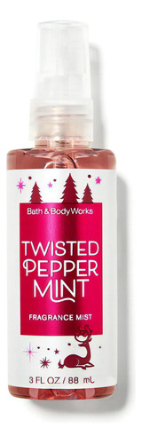 Body Splash Bath Body Works Twisted Pepper Mint 88ml