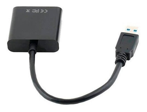 Cabo Adaptador Conversor Usb Para Vga Monitor 3.0 Ou 2.0 