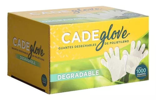 Guantes Desechables De Plastico Cadeglove, (1000 Pz)