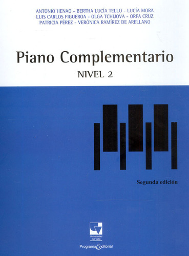 Piano Complementario. Nivel 2 ( Libro Nuevo Y Original )