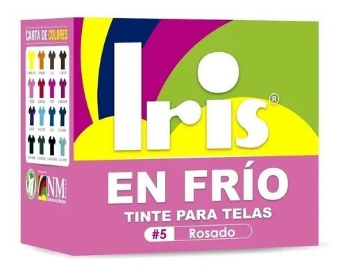 Tinte En Frío Iris Rosado Telas - Unidad a $21900