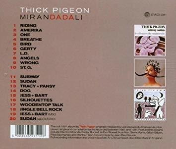 Thick Pigeon Miranda Dali + Singles Usa Import Cd