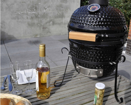 Imagen 7 de 9 de Kamado Argentino Mini 13 Parrilla Ahumador