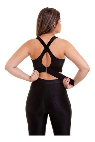 Roupa De Academia Feminina Top Fitness Sustentação Da Fitnez