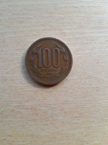 Moneda De 100 Pesos 1981 Primera Serie