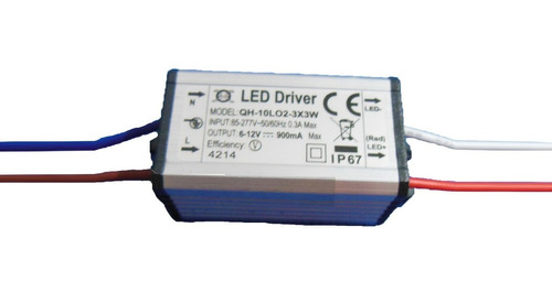 Driver Balasto Led 10w Blindado 6-12v 900ma Ip67  110v