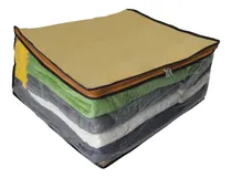 Comprar 3 Organizador Caixa Multiuso Capa Porta Edredom Cobertor Lençol Tnt 60x45x30