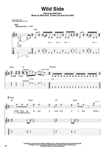 Mötley Crüe: Play 8 Songs With Tab And Sound-alike Audio.