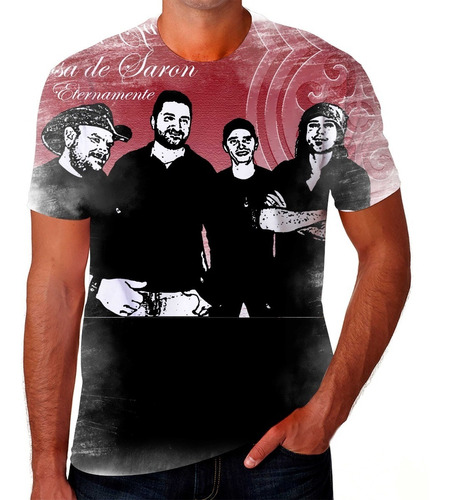 Camiseta Camisa Rosa De Saron Banda Cristã 03