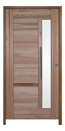 Kit Porta De Madeira Bbb 210x102cm Batente 11cm Fechadura Wt
