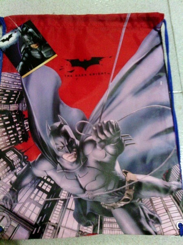 Bolso Tula Batman The Dark Knight Impermeable 10v